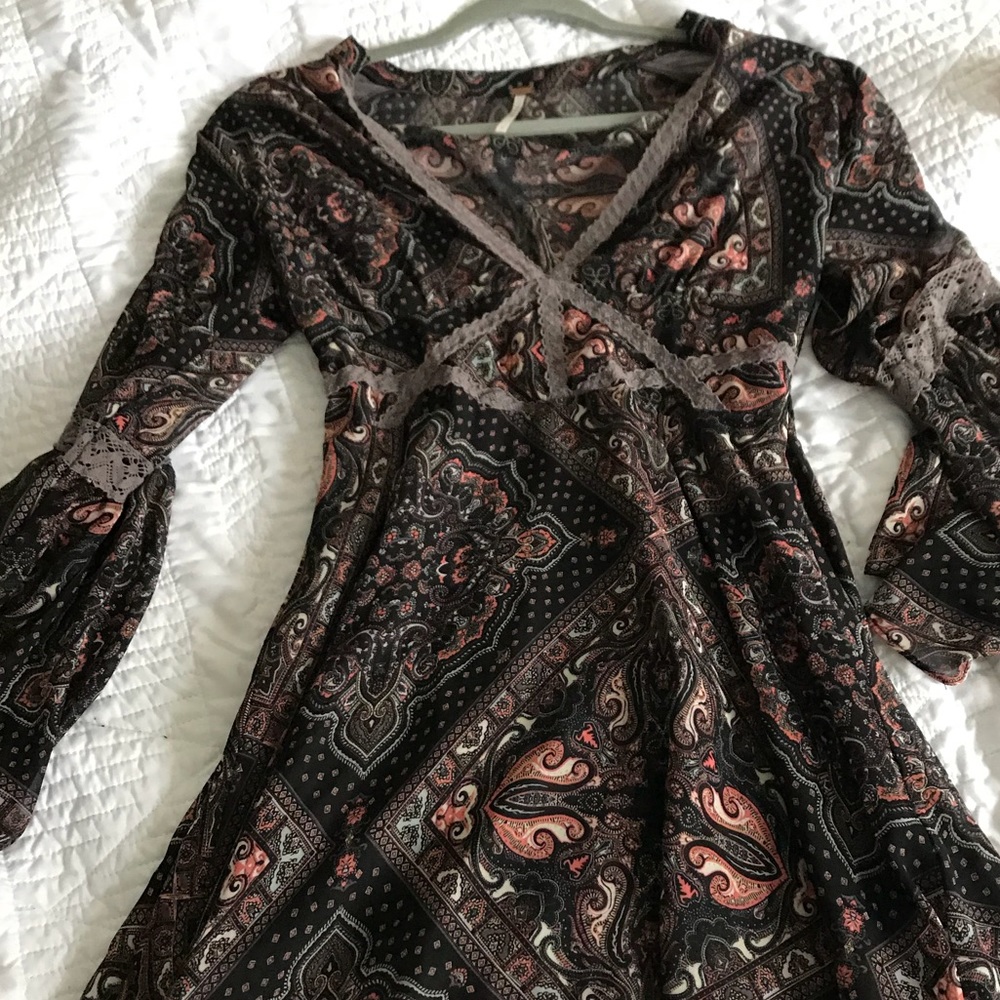 Free People Patterened Dress